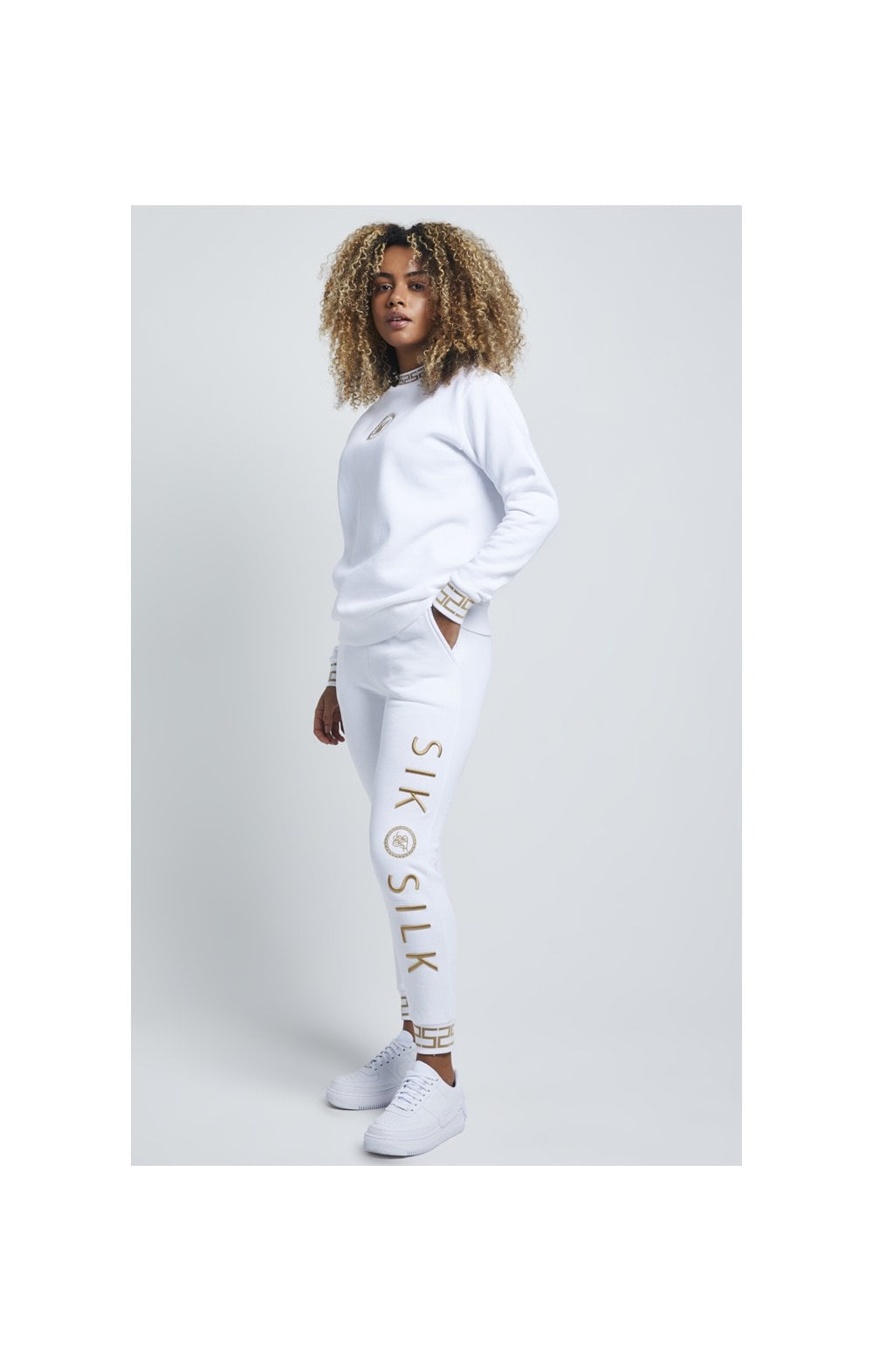 SikSilk Luxury Sweatshirt - White (4)