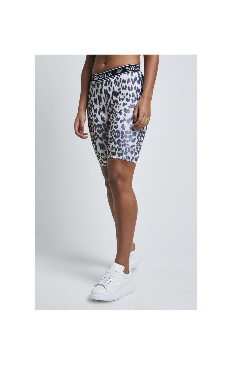 SikSilk Leopard Print Cycle Shorts - Leopard