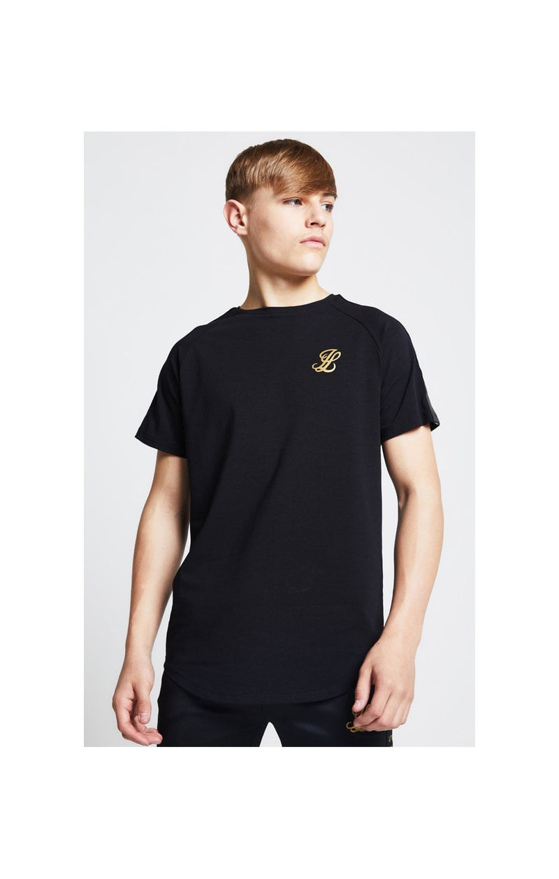 Illusive London Taped Raglan Tee - Black