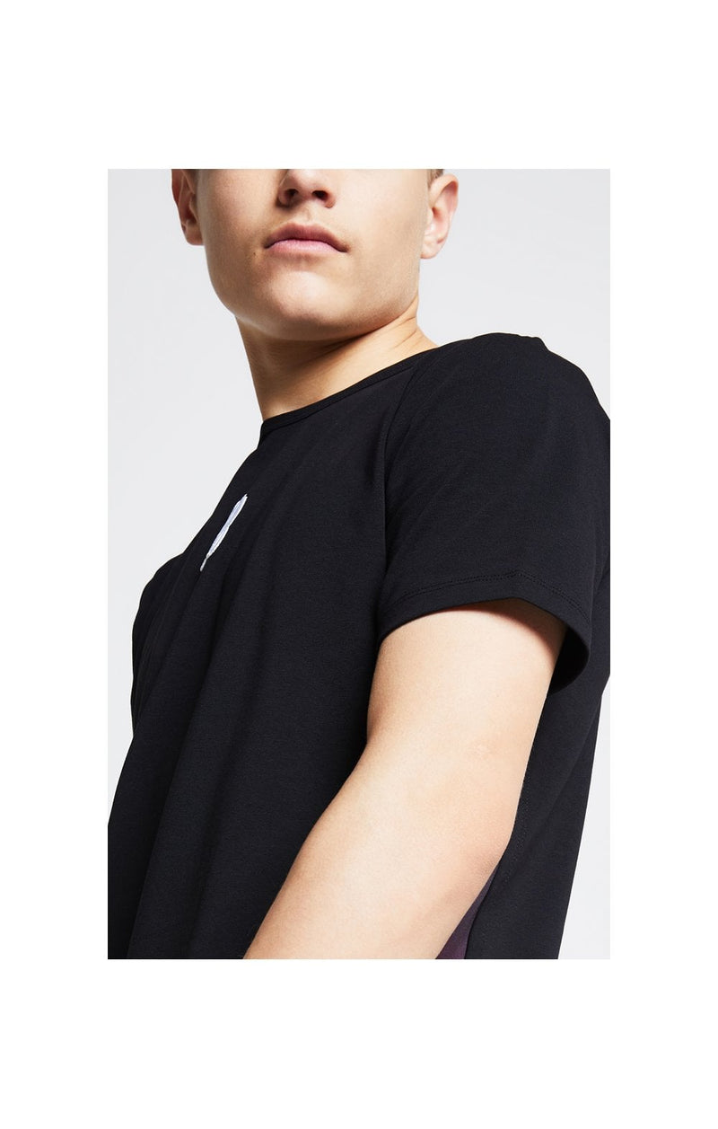 Illusive London Slide Tee - Black & Pink (1)