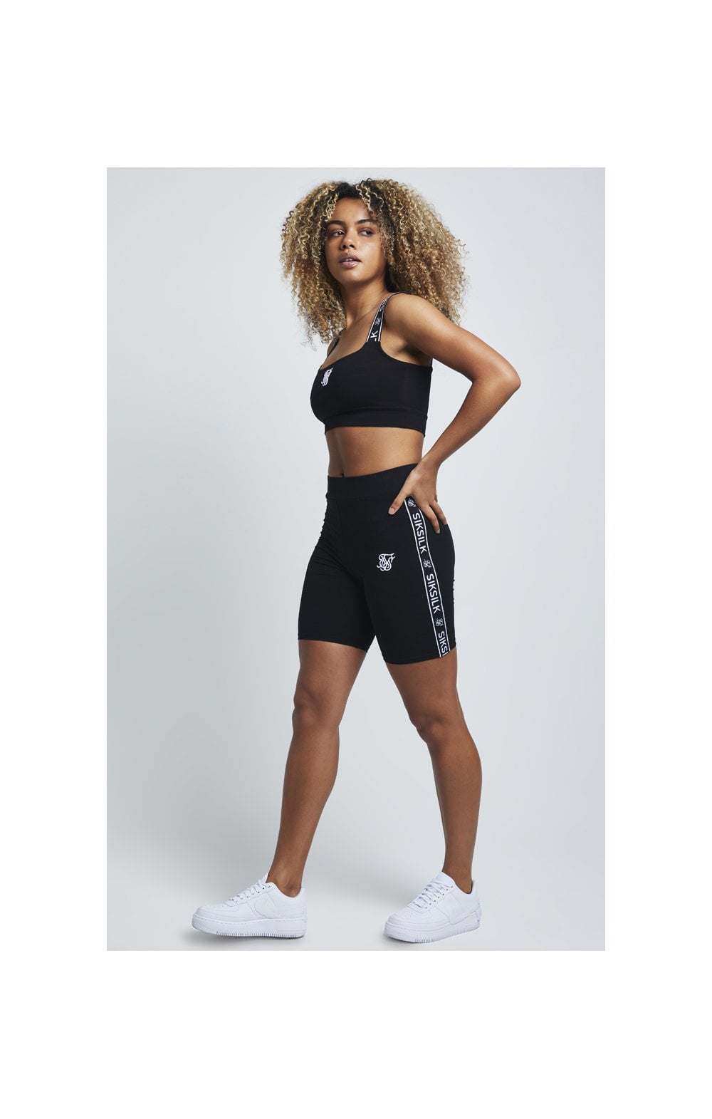 SikSilk Tape Strap Bralette - Black (3)