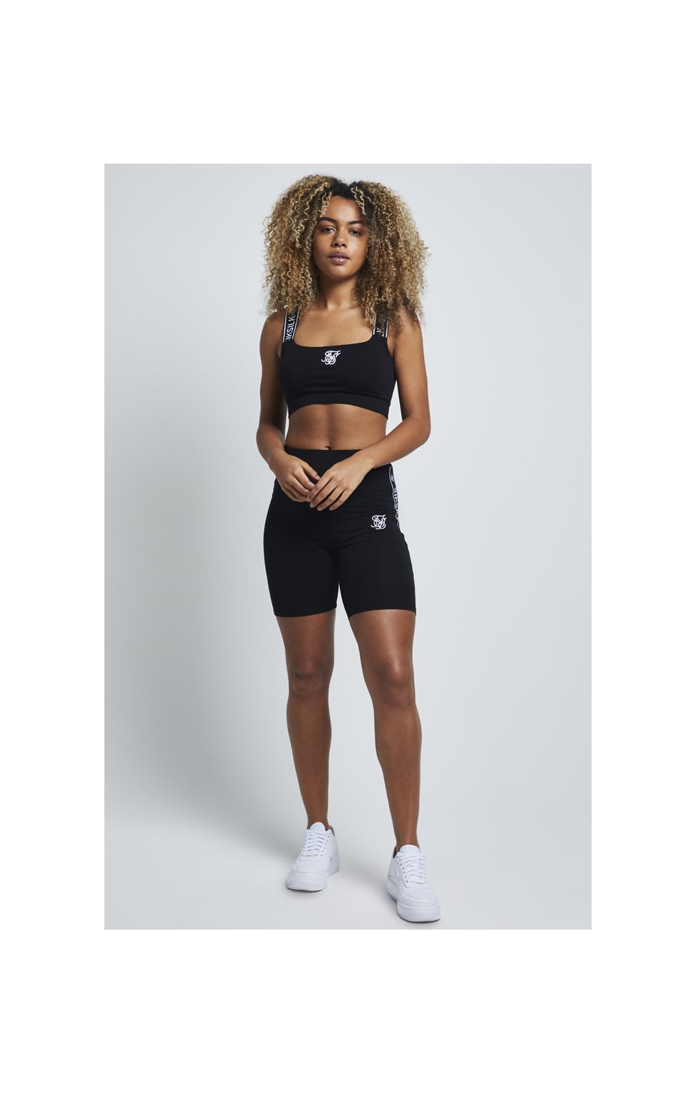 SikSilk Tape Strap Bralette - Black (4)