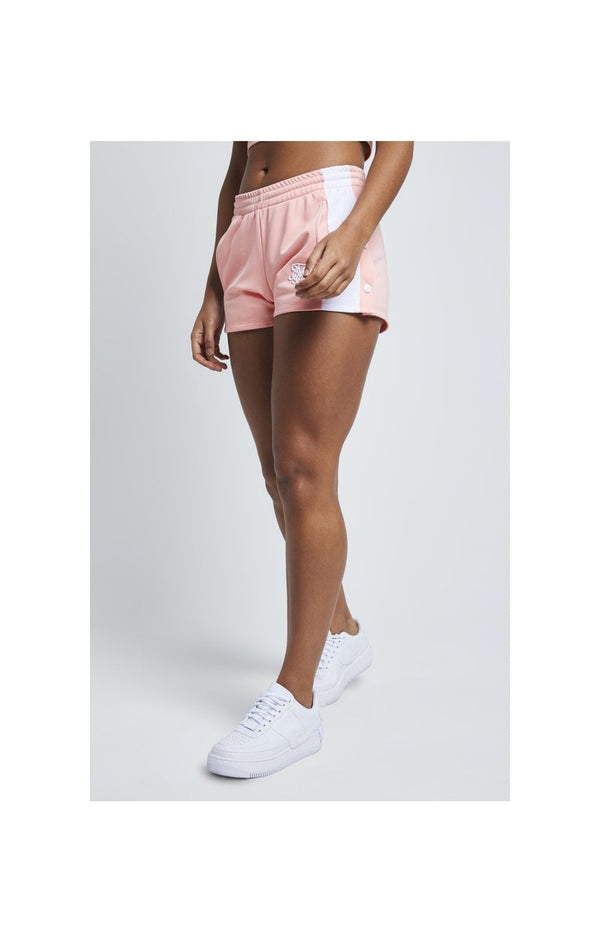 SikSilk Popper Side Shorts – Apricot Blush