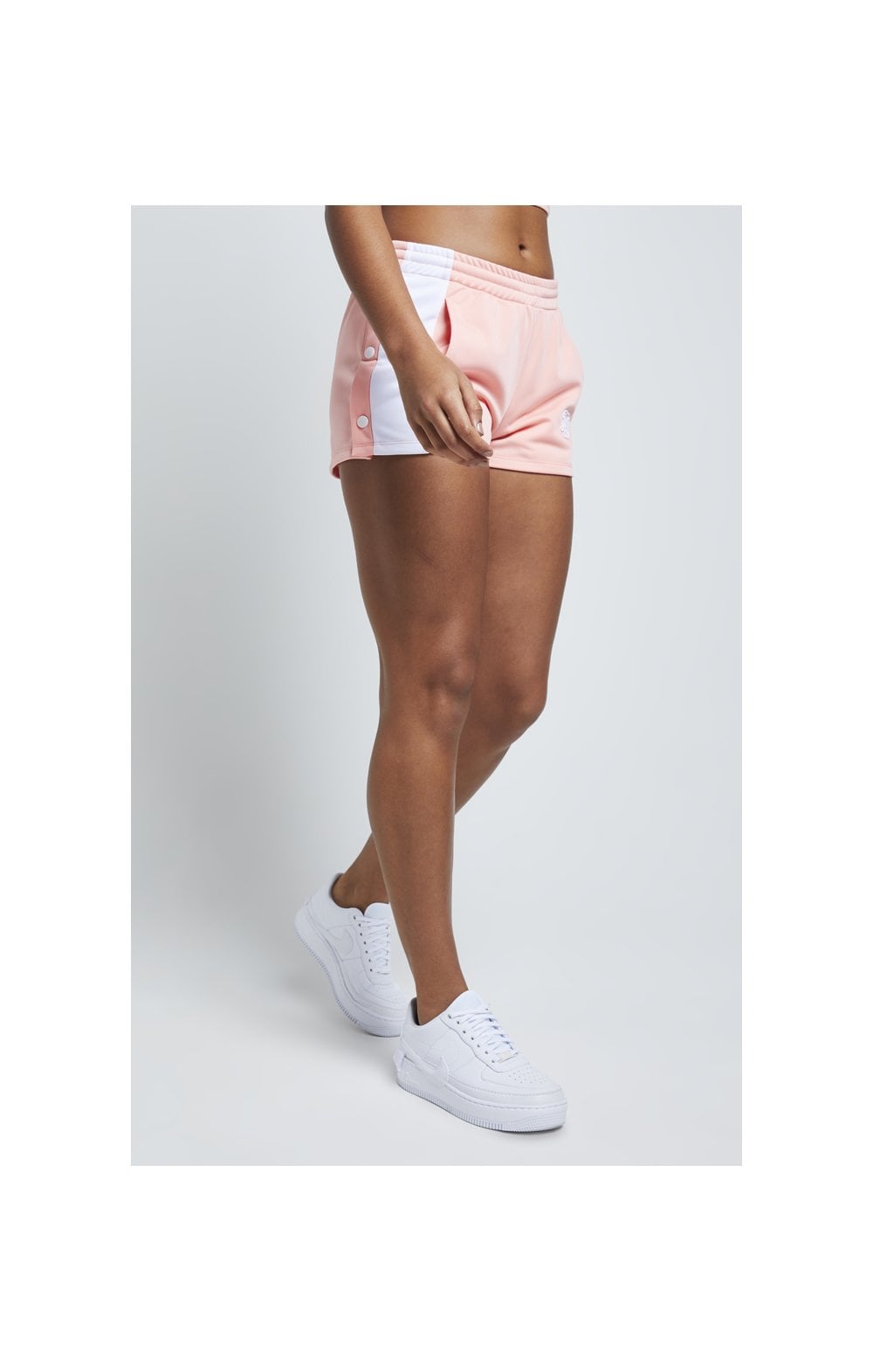 SikSilk Popper Side Shorts – Apricot Blush (2)