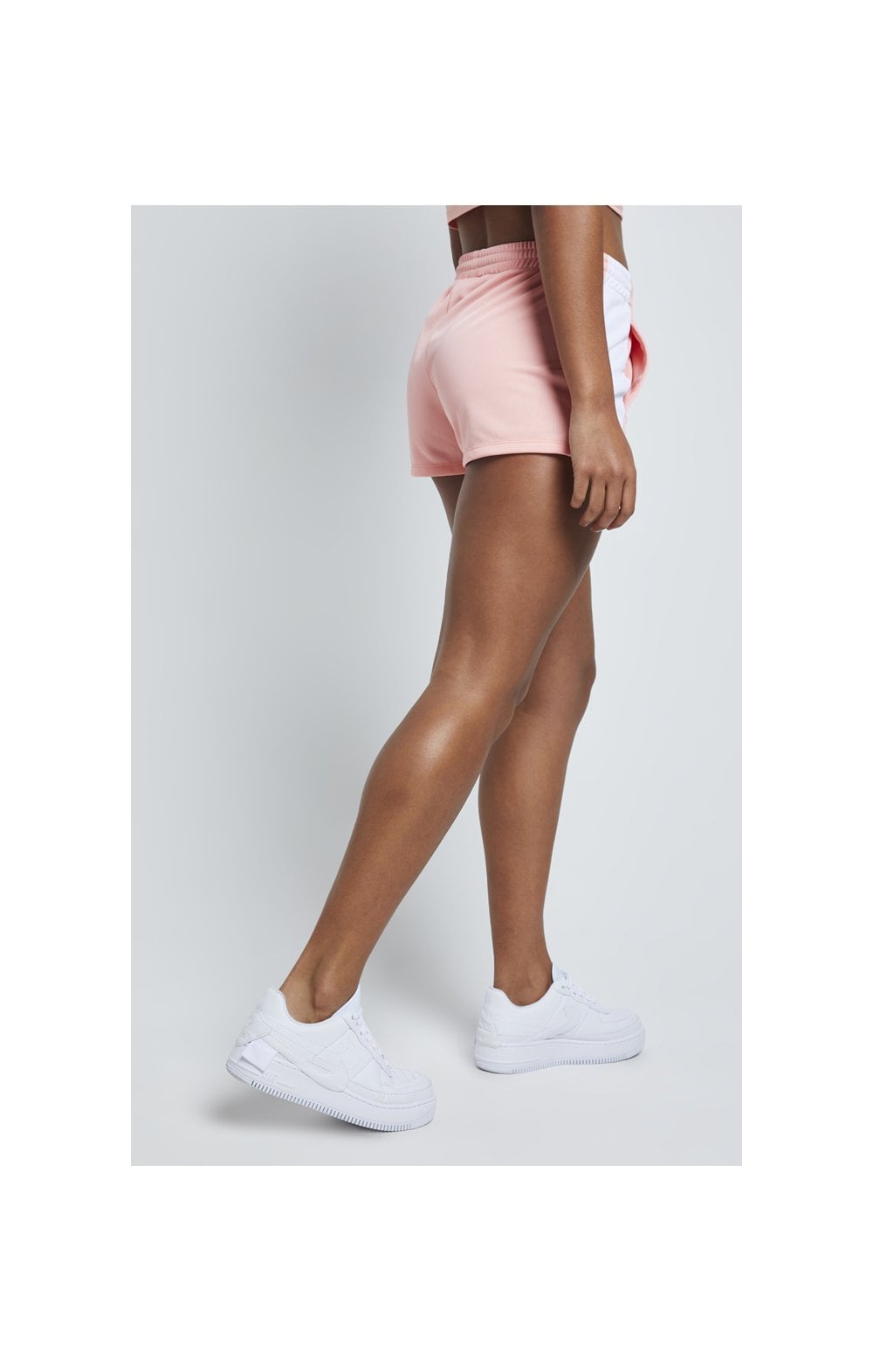 SikSilk Popper Side Shorts – Apricot Blush (3)
