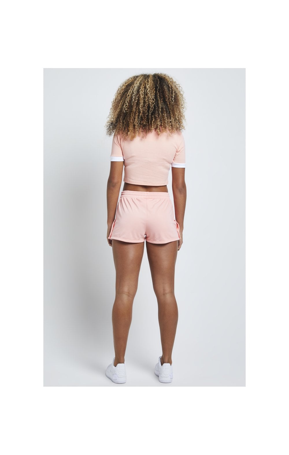 SikSilk Popper Side Shorts – Apricot Blush (5)