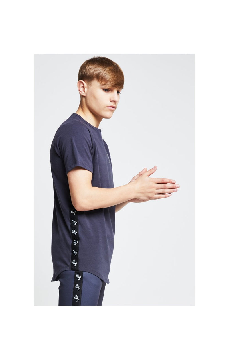 Illusive London Tape Slide Tee - Grey (1)