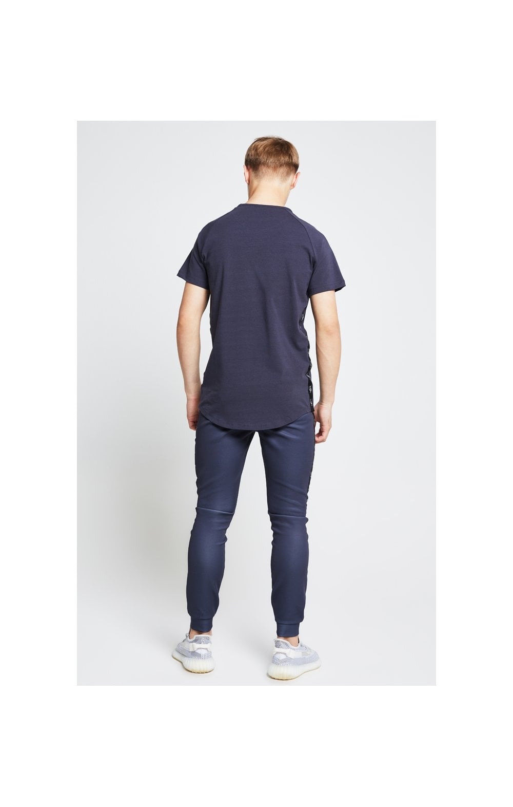 Load image into Gallery viewer, Illusive London Tape Slide Tee - Grey (6)