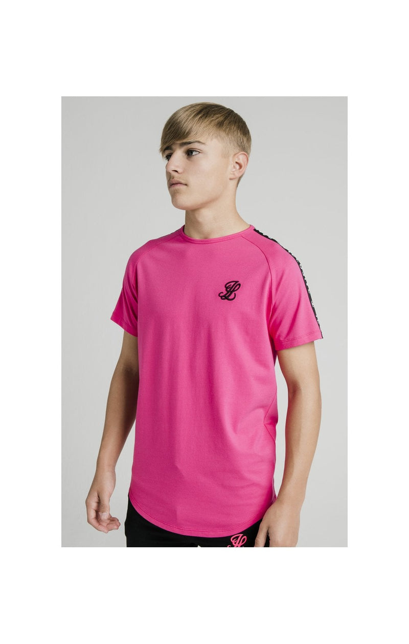Illusive London Tape Tee – Pink (1)