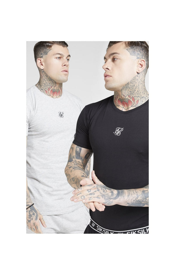 Black And Grey T-Shirt Pack Of 2