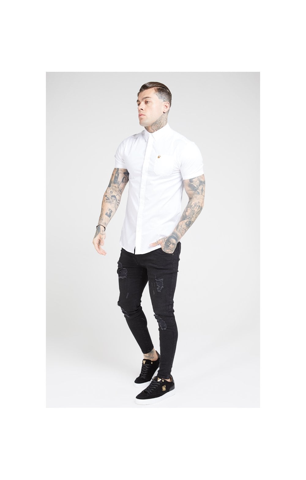 SikSilk S/S Smart Shirt - White (2)