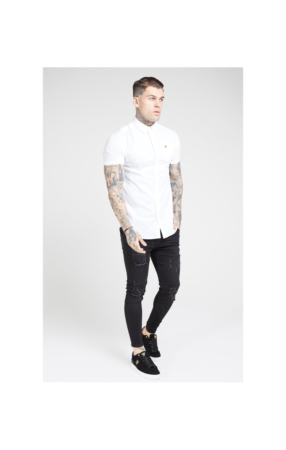 SikSilk S/S Smart Shirt - White (3)