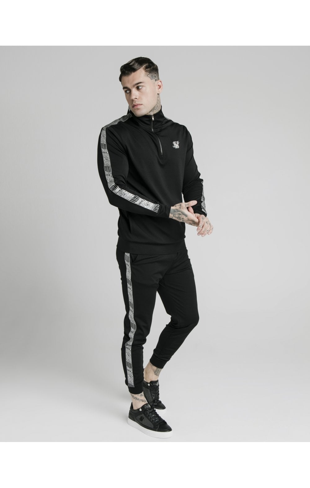 SikSilk Runner Quarter Zip - Black (4)