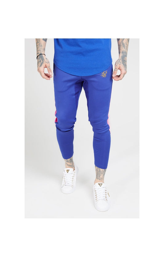 SikSilk Athlete fade Track Pants - Neon Blue