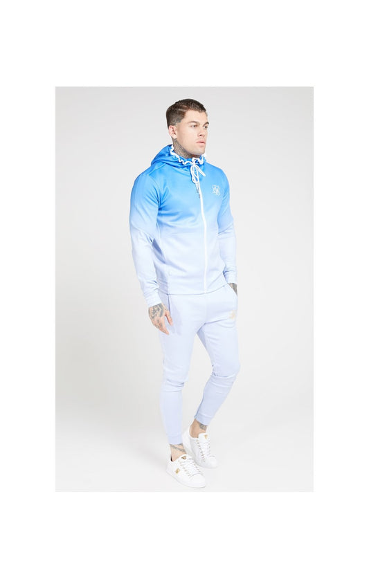 SikSilk Agility Zip Through Hoodie - Blue & Lilac