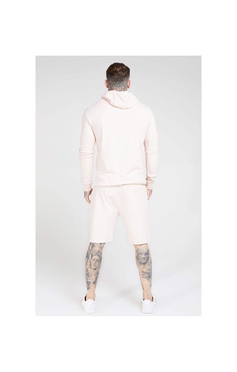 SikSilk Overhead Muscle Fit Hoodie - Cloudy Pink (5)