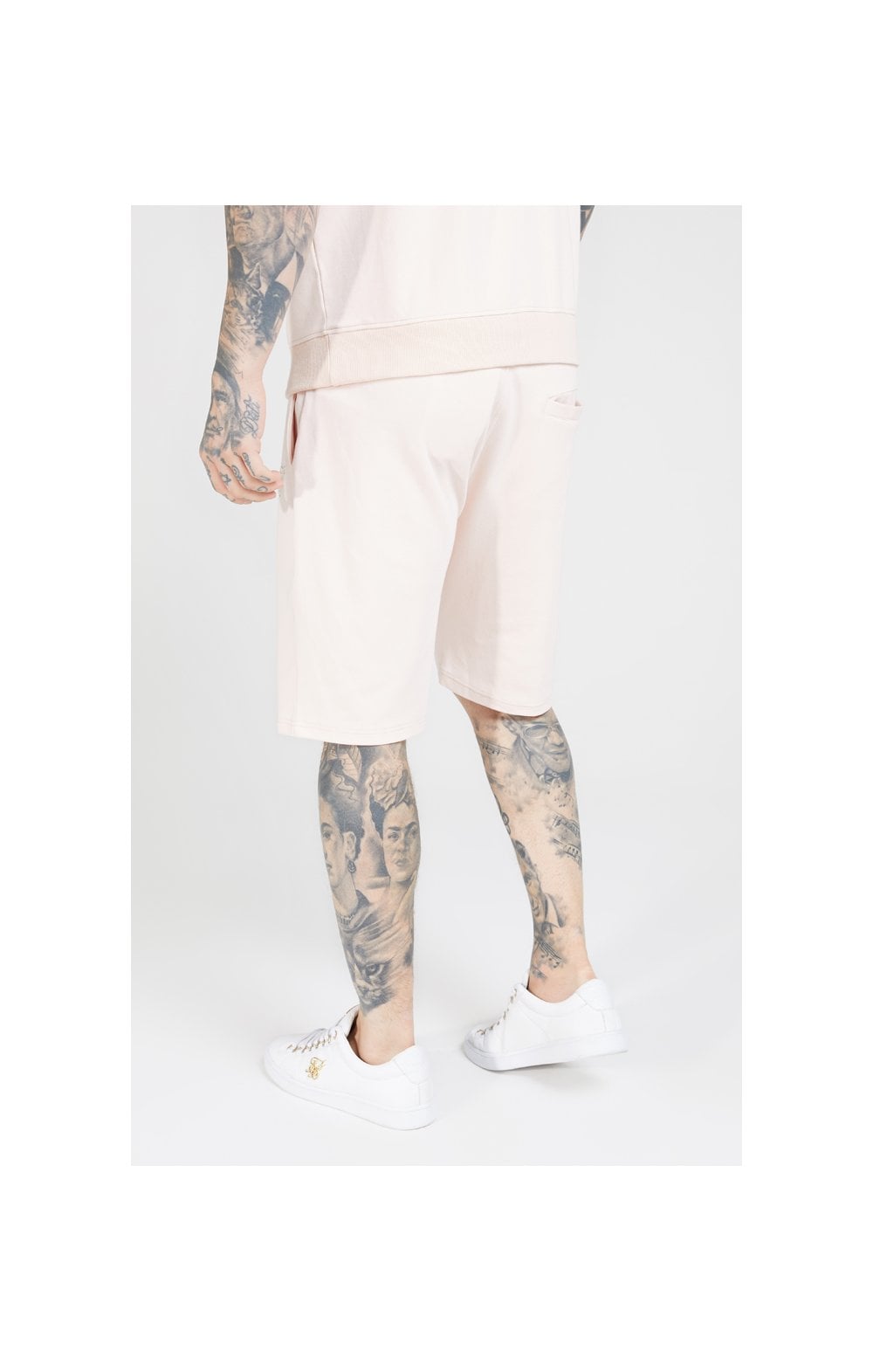SikSilk Relaxed Shorts - Cloudy Pink (2)