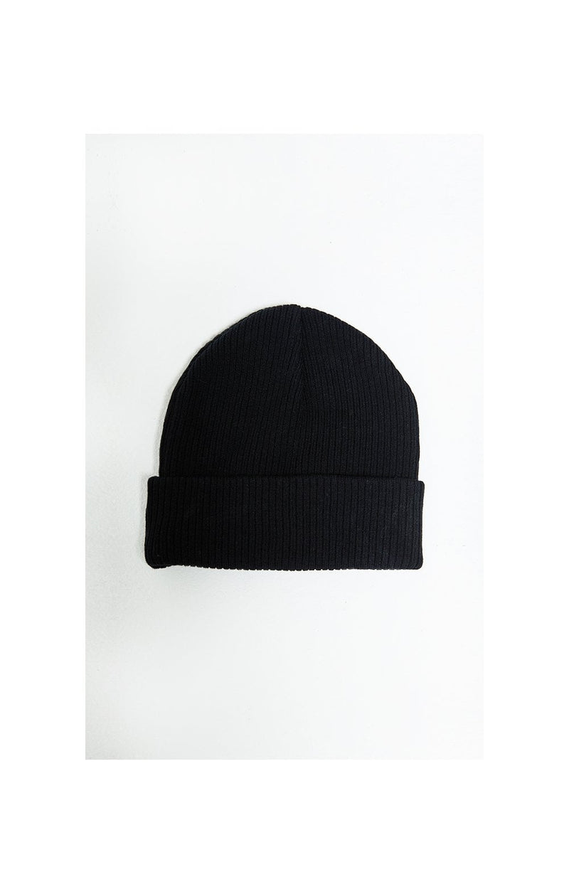 Illusive London Rib Beanie - Black (1)