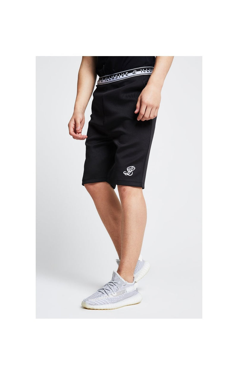 Illusive London Tape Jersey Shorts - Black