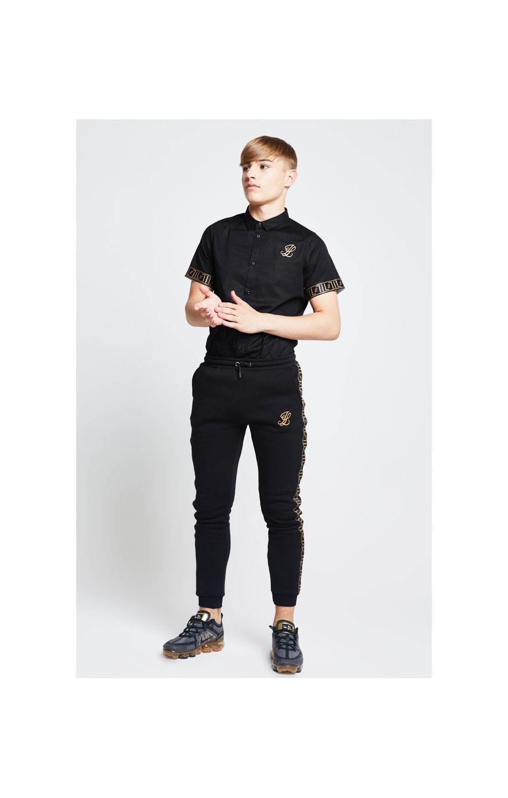 Illusive London S/S Taped Shirt - Black (3)