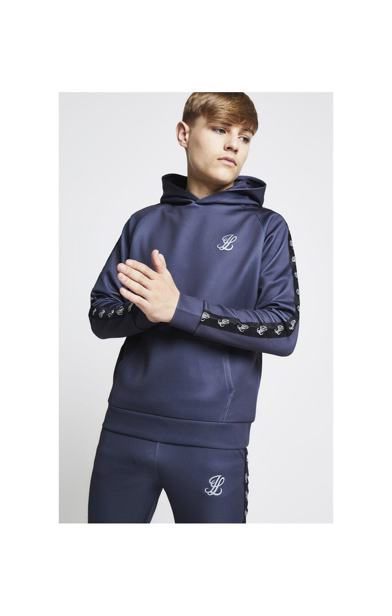 Illusive London Taped Overhead Hoodie - Grey