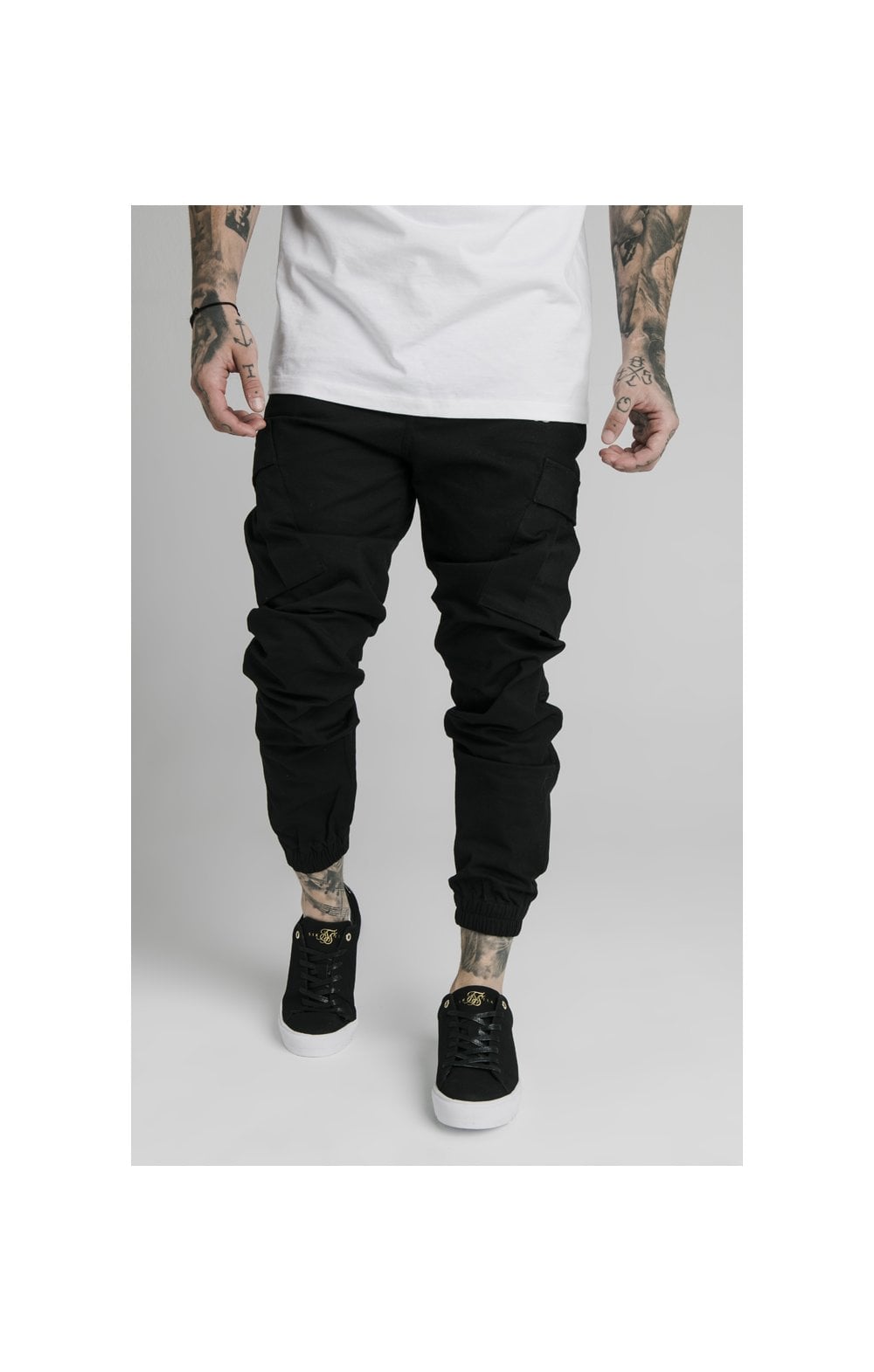 Load image into Gallery viewer, SikSilk Cargo Pants - Black