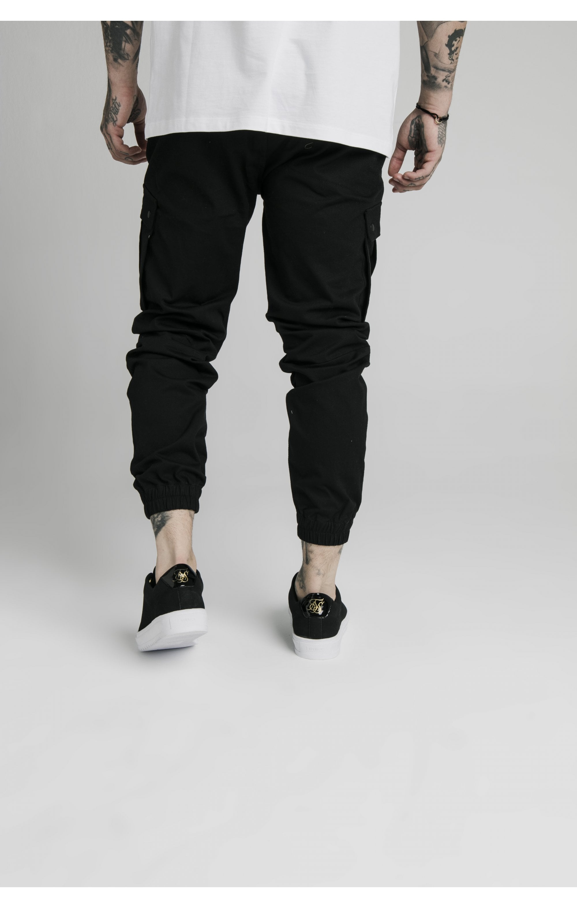 Load image into Gallery viewer, SikSilk Cargo Pants - Black (3)
