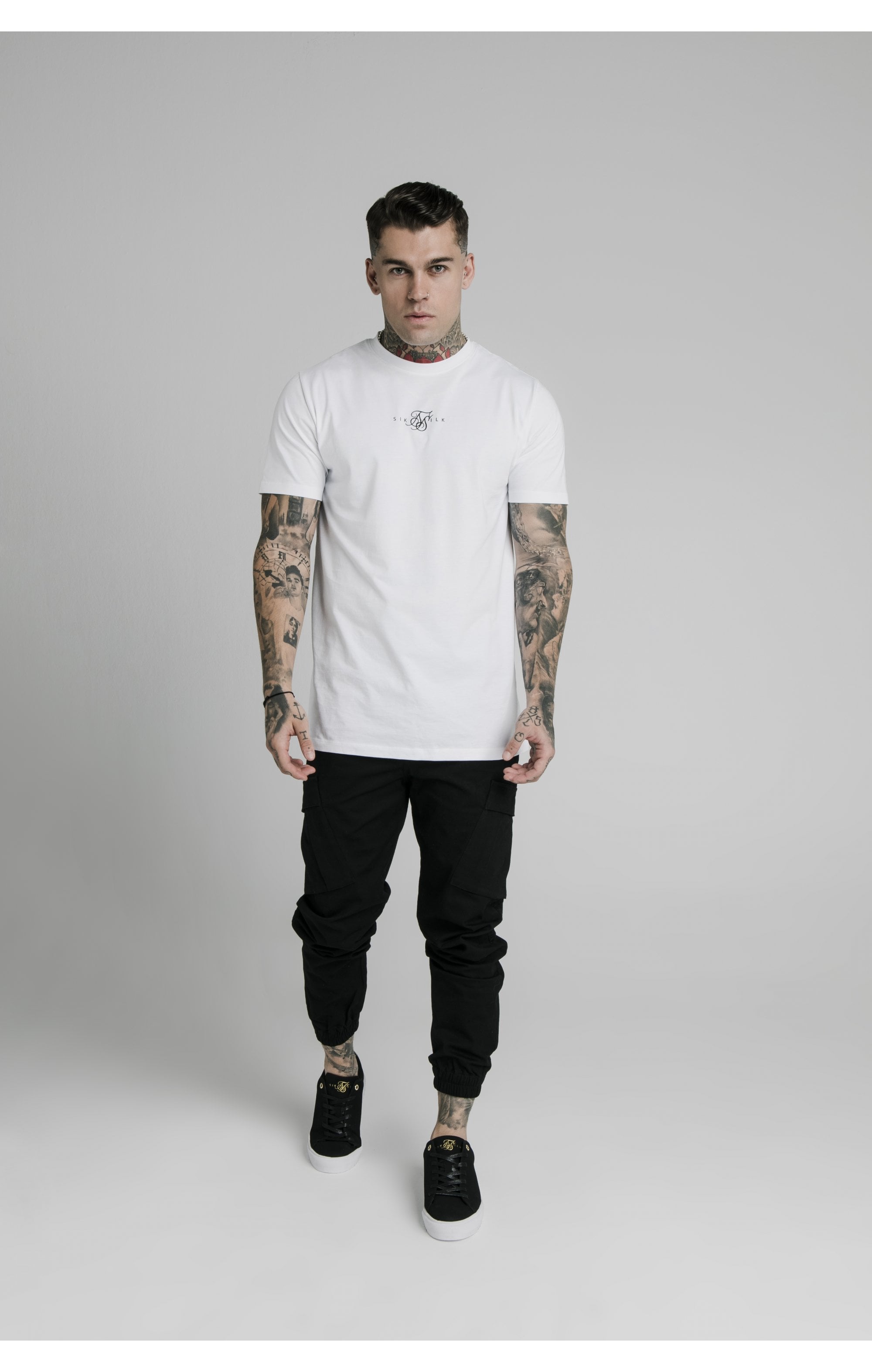 Load image into Gallery viewer, SikSilk Cargo Pants - Black (4)
