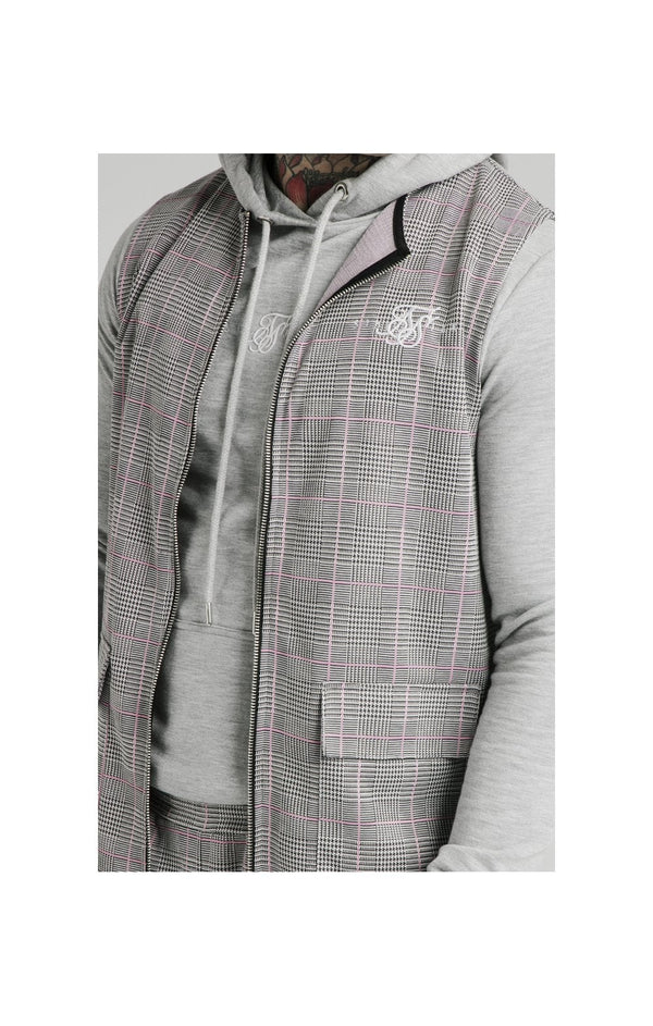 SikSilk Smart Wear Vest - Grey & Pink