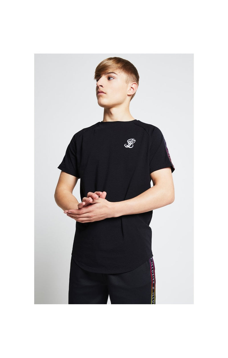 Illusive London Taped Raglan Tee - Black