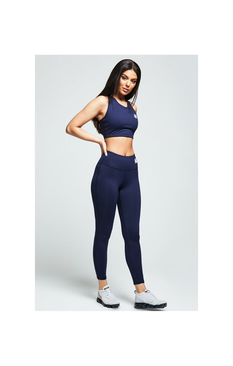 Navy Essential Gym Bralette (1)