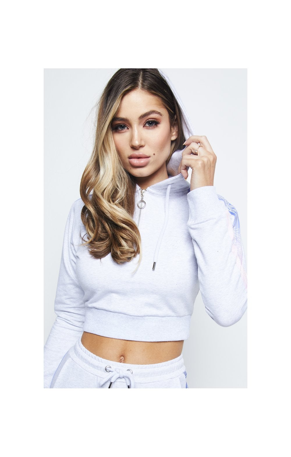 Load image into Gallery viewer, SikSilk Fade Runner Track Top - Grey