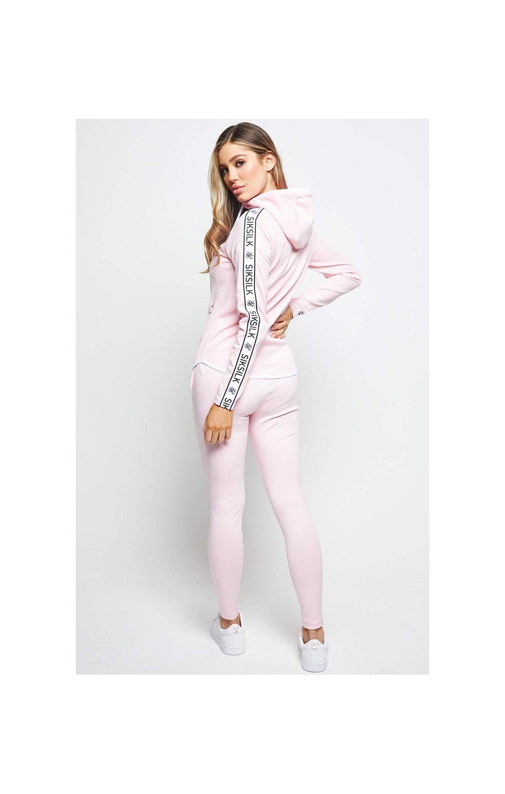 SikSilk Tape Athlete Jacket – Pink (3)