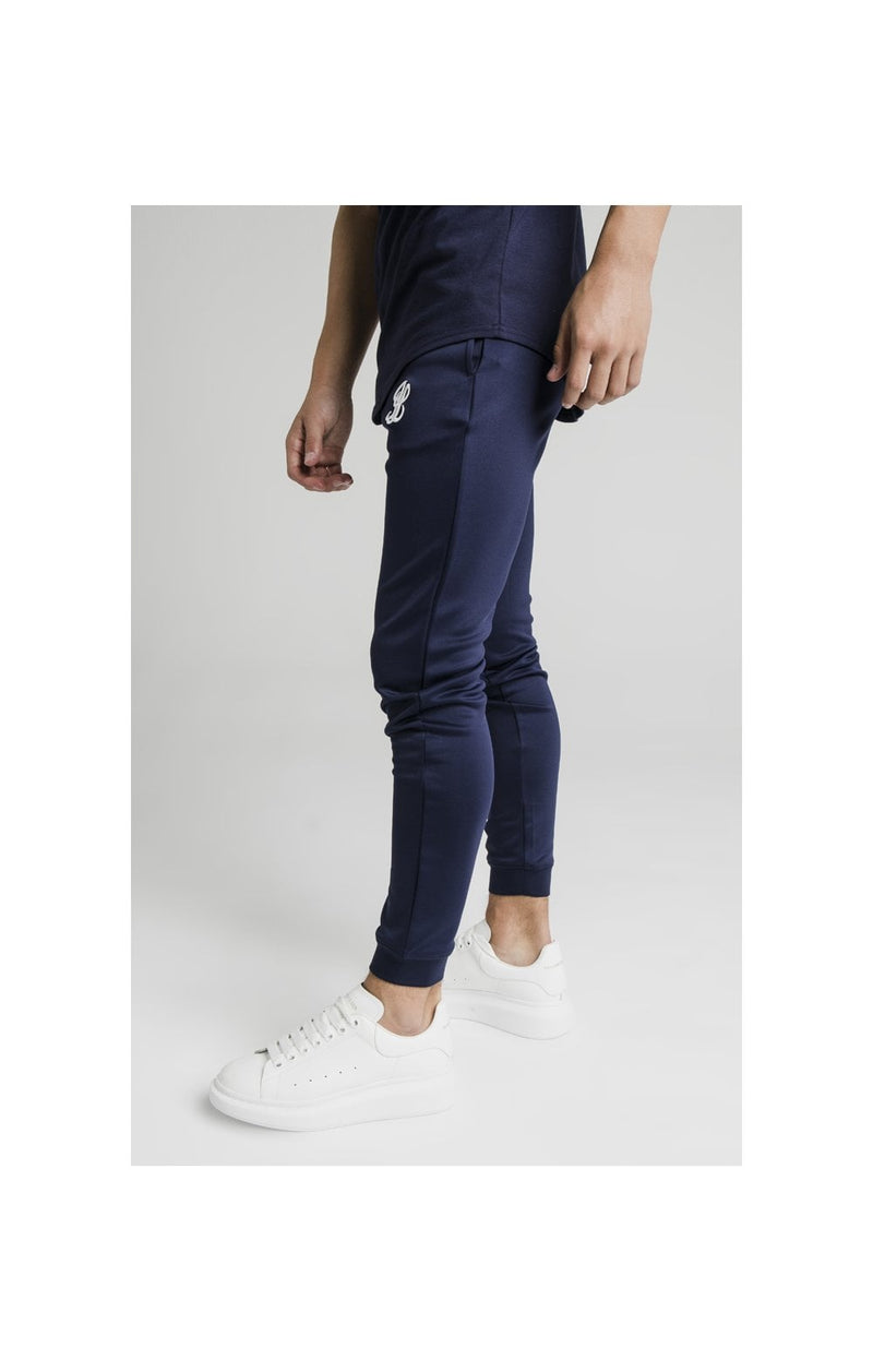 Illusive London Side Tape Joggers - Navy (1)