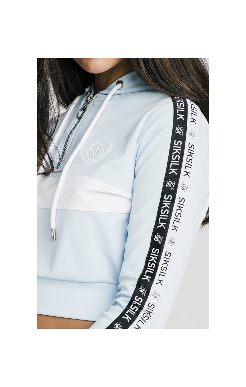 SikSilk Sky Tape Track Top - Light Blue (1)
