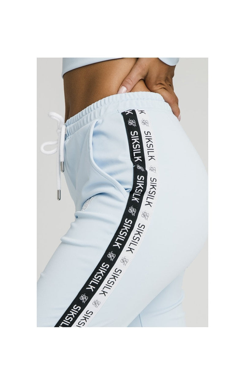 SikSilk Sky Tape Track Pants - Light Blue (1)