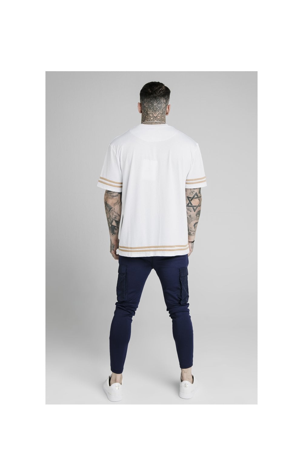 Load image into Gallery viewer, SikSilk Crushed Nylon Cargo Pants - Navy (5)