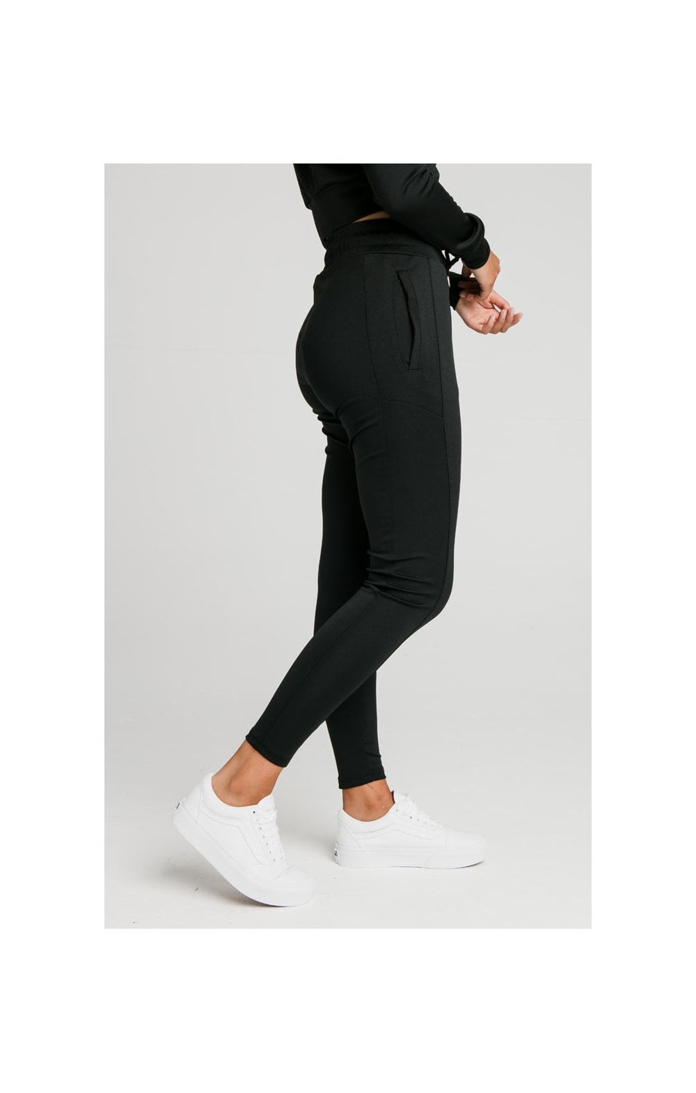 Load image into Gallery viewer, Black Essential Track Pant (1)