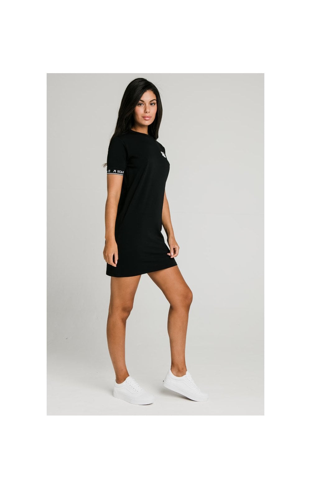Black Essential Core T-Shirt Dress (1)