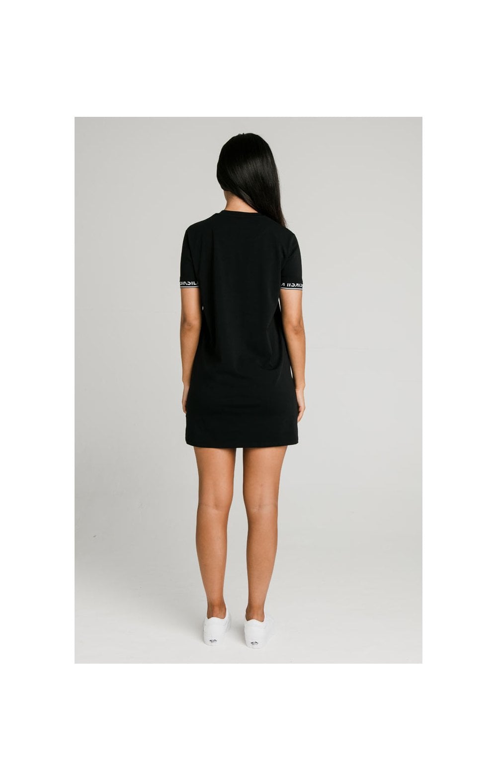 Black Essential Core T-Shirt Dress (3)