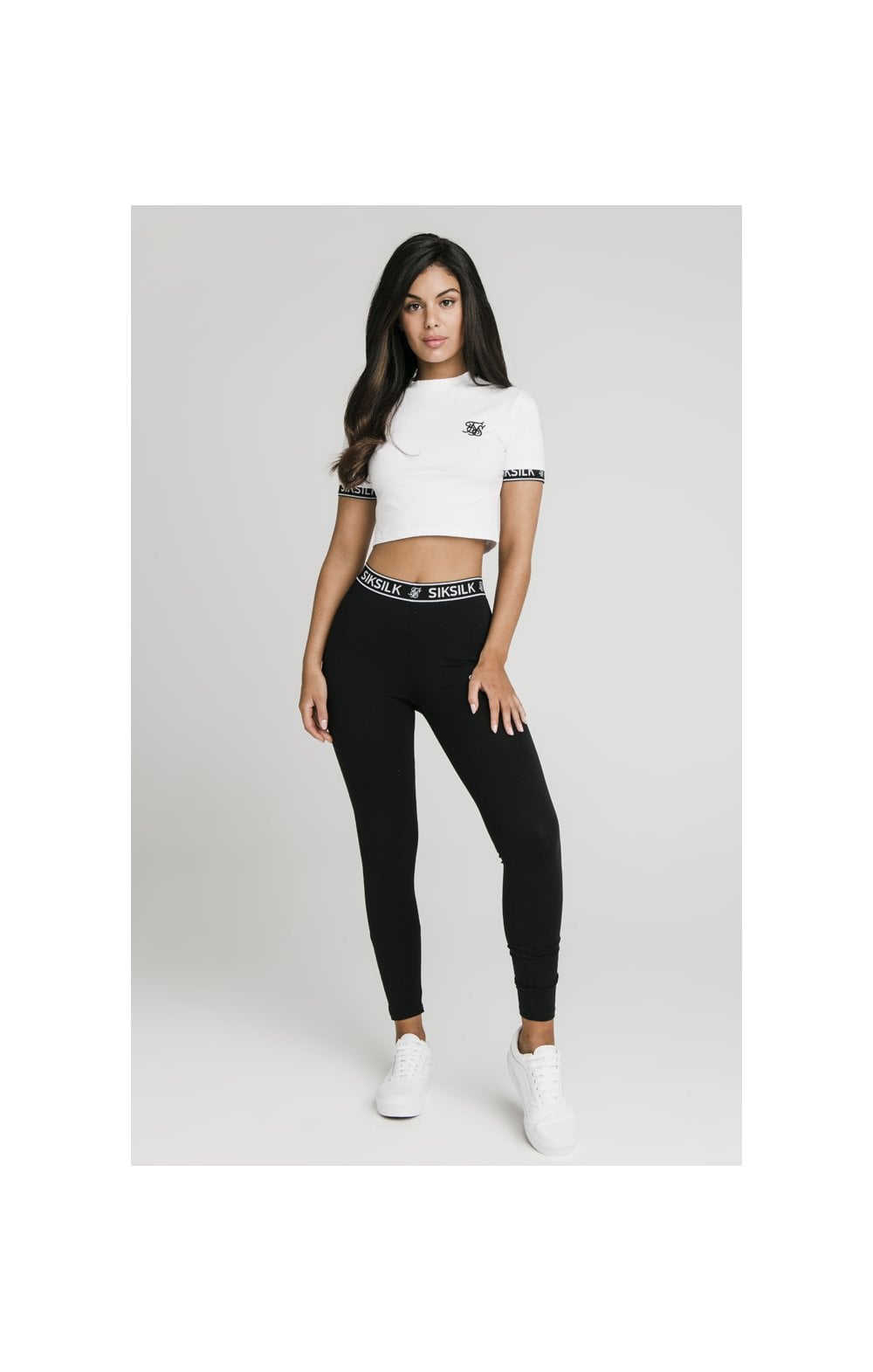 Load image into Gallery viewer, White Essential Crop T-Shirt