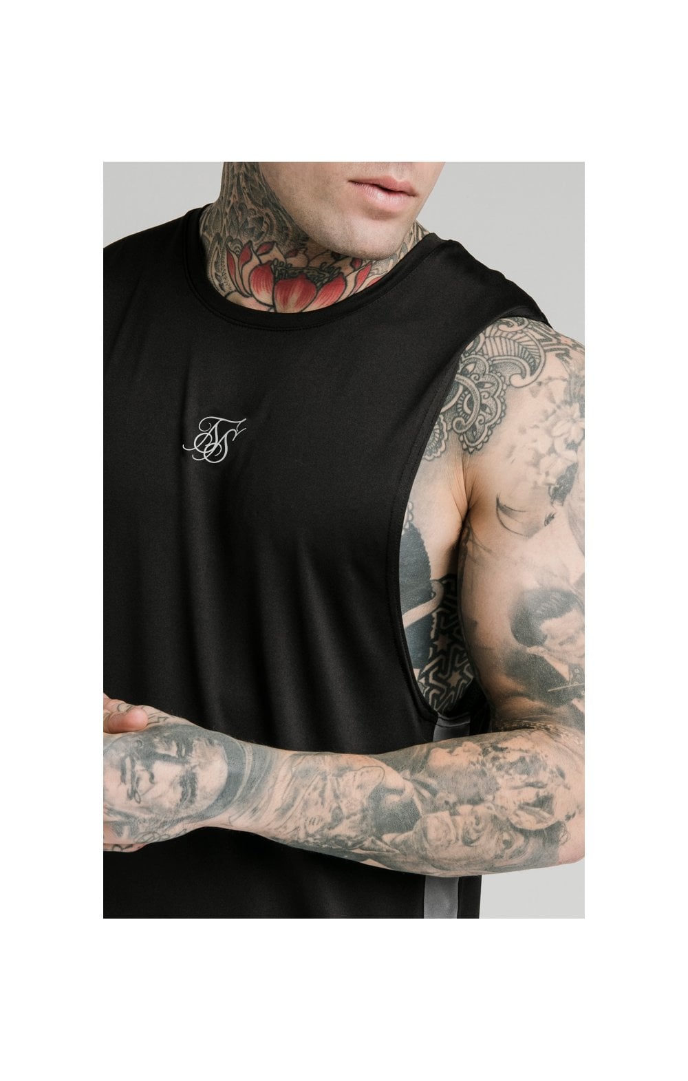 Load image into Gallery viewer, SikSilk Active Poly Sports Vest - Black (1)