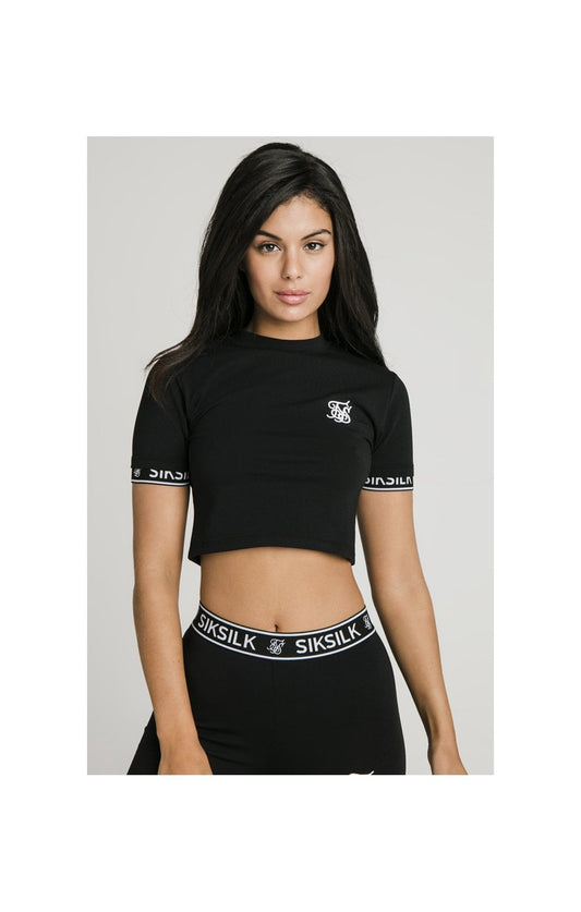 Black Essential Crop T-Shirt