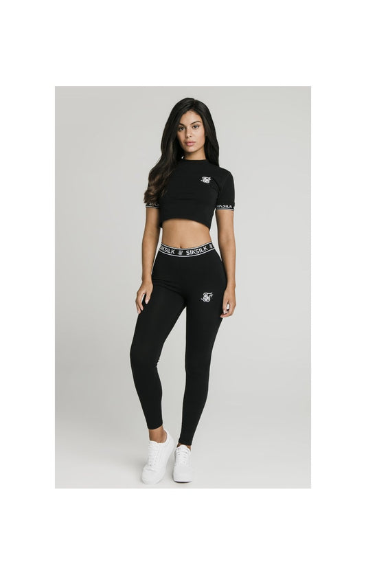 Black Essential Crop T-Shirt