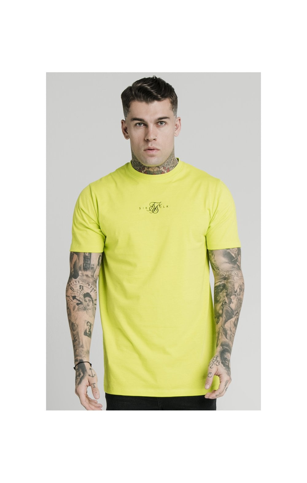Load image into Gallery viewer, SikSilk S/S Square Hem Tee – Lime