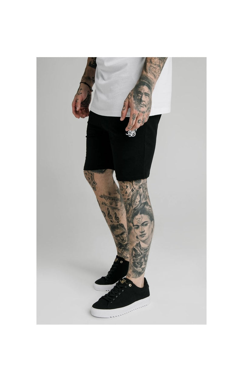 Black Essential Jersey Short (1)