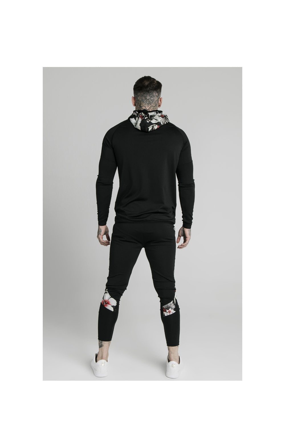 Load image into Gallery viewer, SikSilk Scope Floral Panel Track Pants - Black (7)