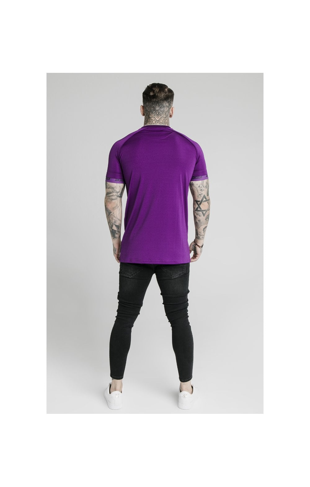 SikSilk Stretch Tee - Purple (5)