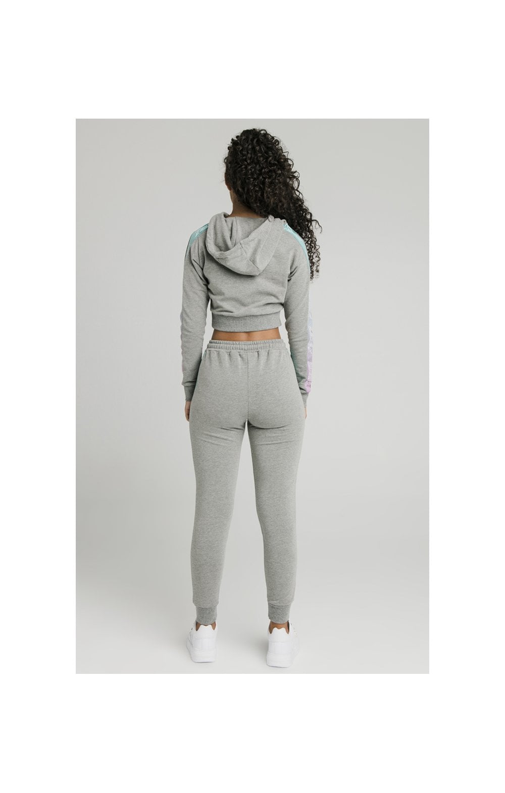 SikSilk Fade Runner Track Pants - Grey Marl (9)