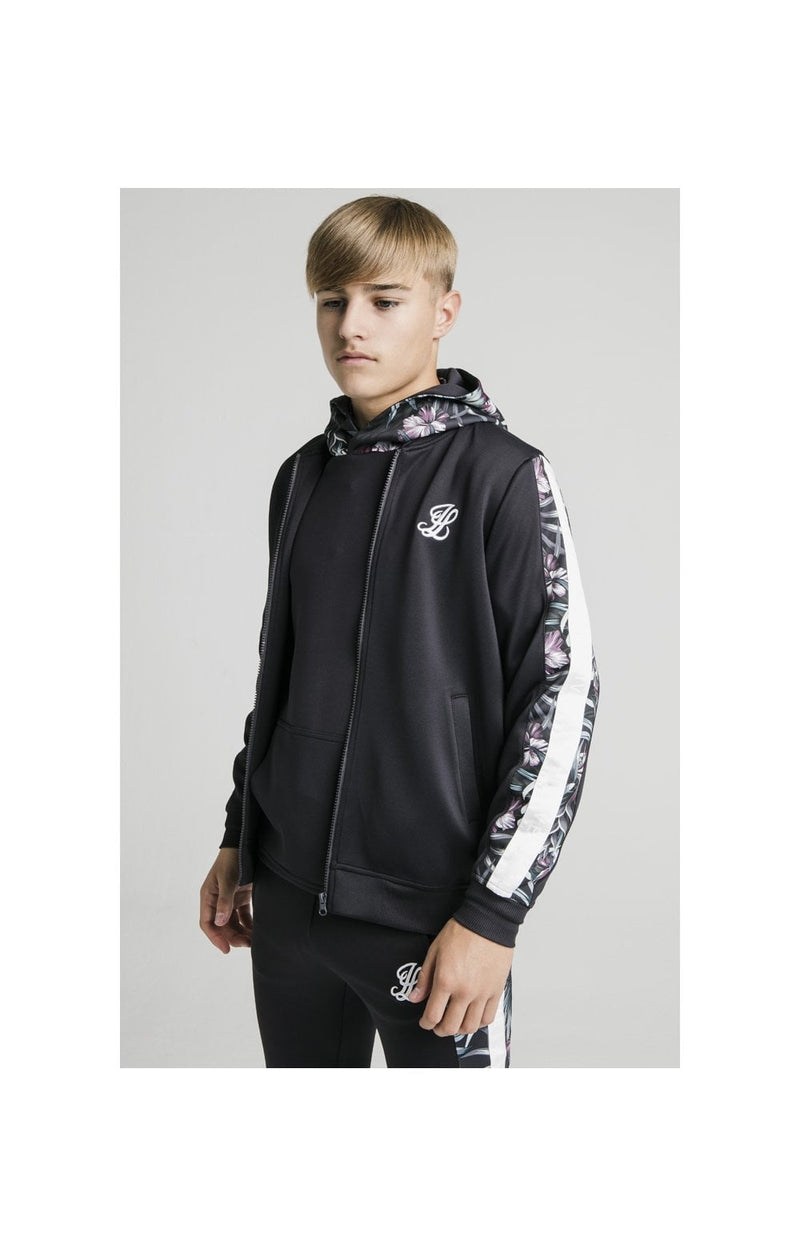 Illusive London Dark Tropical Taped Bomber - Navy